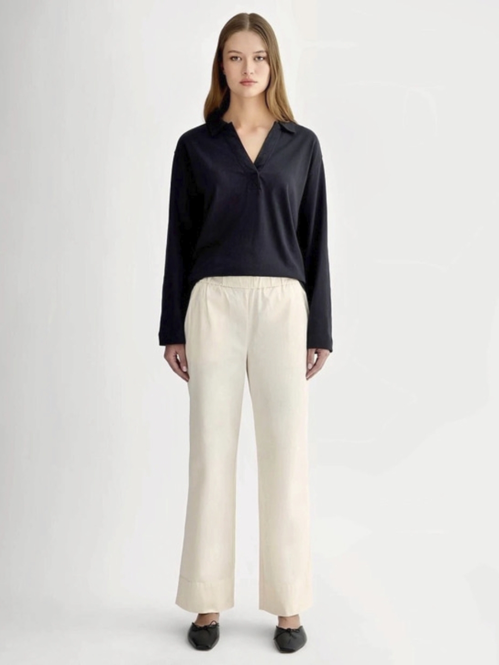 Everlane Easy Pants in Canvas Size Small
